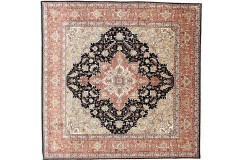 Dywan Tabriz 50Raj wełna kork+jedwab najwyższej jakości dywan z Iranu ok 250x250cm wart 125 660zł