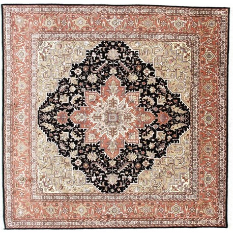 Dywan Tabriz 50Raj wełna kork+jedwab najwyższej jakości dywan z Iranu ok 250x250cm wart 125 660zł