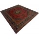 Oryginalny klasyczny pers - ręcznie tkany dywan ok 255x290cm 100% wełna - Meszhed Iran ciemno-czerwony