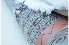 Tabriz gęsto tkany dywan z Indii wełna + jedwab 300x350cm