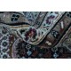 Dywan luksusowy Tabriz Mahi z naturalnej wełny i jedwabiu klasyczny ok 300x350cm Indie ręcznie tkany klasyczny czarny, beżowy