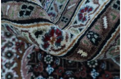 Tabriz gęsto tkany dywan z Indii wełna + jedwab 300x350cm