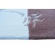 Wełna owcza wysokogórska i nowozelandzka ręcznie tkany dywan Nepal Premium kwiaty na obrzeżu 250x350cm beż brąz