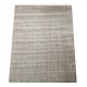 Miękki błyszczący dywan Gabbeh Handloom w pasy wełna wiskoza beżowo-szary 240x300cm 
