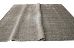 Wełna i wiskoza gruby dywan handloom z indii szary, beżowy 300x400cm