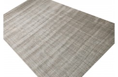 Wełna i wiskoza gruby dywan handloom z indii szary, beżowy 300x400cm