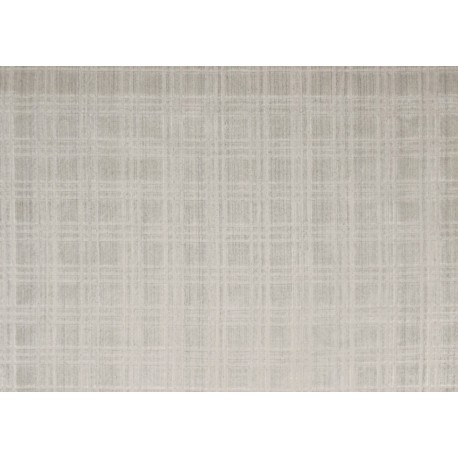 Miękki błyszczący dywan Gabbeh Handloom w pasy wełna wiskoza beżowy 170x240cm 