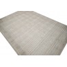 Wełna i wiskoza gruby dywan handloom z indii szary, beżowy 170x240cm