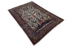 Perski oryginalny dywan Isfahan 140x200cm oryginał z Iranu antyk