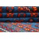 Niebieski ywan Akcza ręcznie tkany oryginalny 100% wełniany Buchara 170x240cm ręcznie tkany z Afganistanu