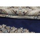 Bogaty klasyczny granatowy perski dywan Kerman (Kirman) ok 300x400cm 100% wełna sygnowany