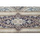 Bogaty klasyczny granatowy perski dywan Kerman (Kirman) ok 300x400cm 100% wełna sygnowany