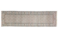 Ręcznie tkany ekskluzywny dywan Mud (Moud) chodnik 80x300cm piękny oryginalny gęsty perski kobierzec