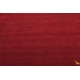 Gładki 100% wełniany dywan Gabbeh Handloom okrągły czerwony 200x200cm etniczne wzory