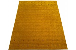 Z delikatnymi wzorami 100% wełniany dywan Gabbeh Handloom pomarańczowy 250x300cm 2cm gruby