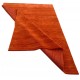 100% wełniany dywan Gabbeh Handloom terakota 120x180 cm 2cm gruby bez wzorów