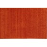 Gładki 100% wełniany dywan Gabbeh Lori pomarańczowy nasycony 90x160cm