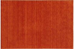 100% wełniany dywan Gabbeh Handloom terakota 70x140cm 2cm gruby bez wzorów