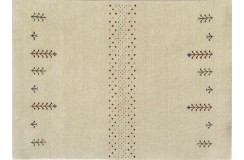 100% wełniany dywan Gabbeh Handloom beżowy 200x300cm 2cm gruby etniczne wzory