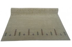 100% wełniany dywan Gabbeh Handloom beżowy 200x300cm 2cm gruby etniczne wzory