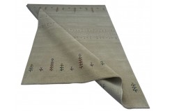 100% wełniany dywan Gabbeh Handloom beżowy 200x300cm 2cm gruby etniczne wzory