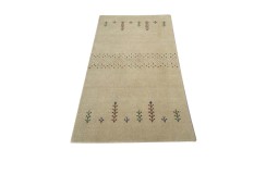 100% wełniany dywan Gabbeh Handloom beżowy 200x300cm 2cm gruby etniczne wzory
