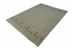 100% wełniany dywan Gabbeh Handloom beżowy 200x300cm 2cm gruby etniczne wzory