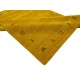 100% wełniany dywan Gabbeh Handloom złoty 140x200cm 2cm gruby etniczne wzory