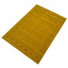 Gładki 100% wełniany dywan Gabbeh Lori złoty etniczne wzory 1,2x1,8m 