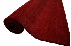 Gładki 100% wełniany dywan Gabbeh Lori czerwony nasycony 2x3m 