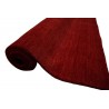 Gładki 100% wełniany dywan Gabbeh Lori czerwony nasycony 2x3m 