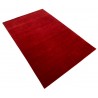 Gładki 100% wełniany dywan Gabbeh Lori czerwony nasycony 2x3m 