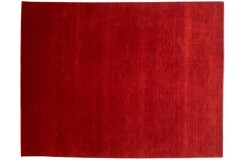 100% wełniany dywan Gabbeh Handloom czerwony 200x300cm 2cm gruby bez wzorów