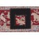 KOM - motywy polowania zoomorficzne piękny perski dywan (GHOM) 100% jedwab wytworzony Iran oryginalny 150x230cm milion wiązań