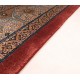 KOM - kwiatowy czerwony piękny perski dywan (GHOM) 100% jedwab wytworzony Iran oryginalny 150x230cm milion wiązań