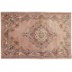 Dywan ręczne tkany perski Tabriz Colored Vintage różowy ok 200x300cm RELOADED Retro