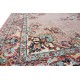 Dywan ręczne tkany perski Tabriz Colored Vintage różowy ok 200x300cm RELOADED Retro