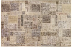 Dywan Kilim Retro Vintage Patchwork, brązowy 170x240cm New Vintage Brinker Carpets