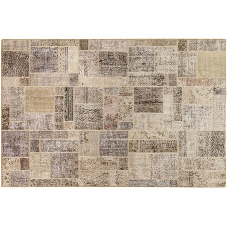 Dywan Kilim Retro Vintage Patchwork, brązowy 170x240cm New Vintage Brinker Carpets