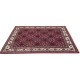 100% Wełniany ręcznie tkany dywan Heritage Crimson 244 red Indo - Herati z Indii chodnik 80x300cm orientalny bordowy