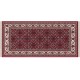 100% Wełniany ręcznie tkany dywan Heritage Crimson 244 red Indo - Herati z Indii chodnik 80x300cm orientalny bordowy