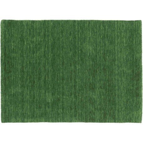 100% wełniany dywan Gabbeh Handloom zielony 160x260cm 2cm gruby bez wzorów