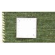 100% wełniany dywan Gabbeh Handloom zielony 80x200cm 2cm gruby bez wzorów chodnik