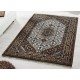 100% Wełniany ręcznie tkany dywan Royal Bijar Elegance Rug 256 cream Indo - Herati z Indii 250x350cm orientalny brązowy
