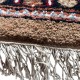 100% Wełniany ręcznie tkany dywan Royal Bijar Elegance Rug 256 cream Indo - Bidjar z Indii chodnik 80x300cm orientalny brązowy