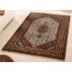 100% Wełniany ręcznie tkany dywan Royal Bijar Elegance Rug 256 cream Indo - Bidjar z Indii chodnik 80x250cm orientalny brązowy