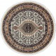 100% Wełniany ręcznie tkany dywan Royal Bijar Elegance Rug 256 cream Indo - Bidjar z Indii chodnik 80x300cm orientalny brązowy