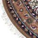 100% Wełniany ręcznie tkany dywan Royal Bijar Elegance Rug 256 cream Indo - Bidjar z Indii okrągły 200x200cm orientalny brązowy