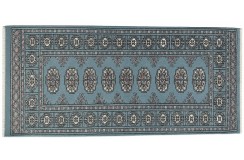 Chodnik Buchara dywan ręcznie tkany z Pakistanu 100% wełna szary ok 60x180cm