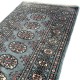 Chodnik Buchara dywan ręcznie tkany z Pakistanu 100% wełna szary ok 60x180cm